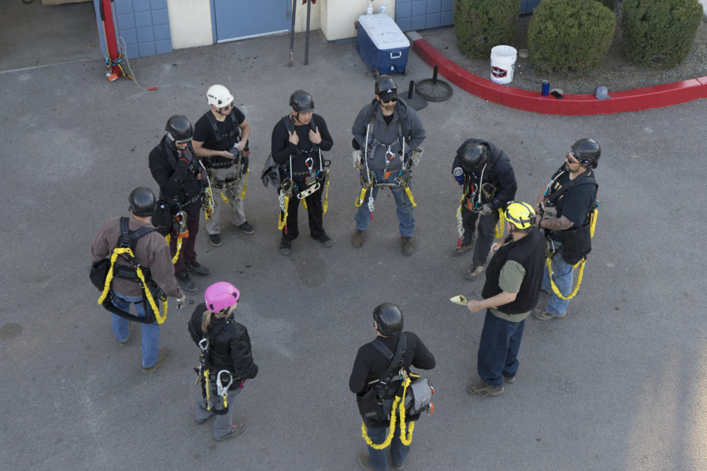 Tower safety and rescue courses