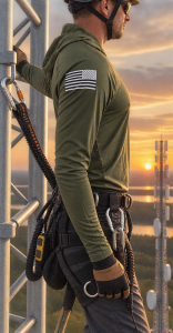 Tower Safety Shirt - Olive