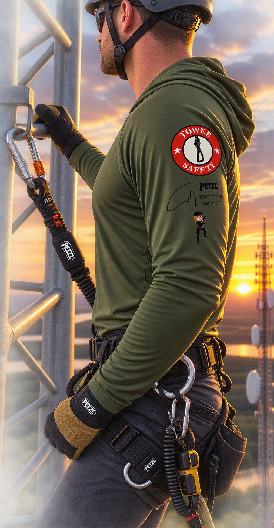 Tower Safety Shirt - Olive